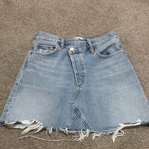 Agolde denim skirt